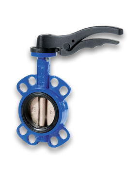 2 1/2Inch Multi-Flanged Wafer Butterfly Valve - NBR Liner/Stainless Steel Disc