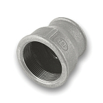 3/8" x 1/4" Galvanised Reducing Socket Tube/Pipe Fitting EN10242 (fig.240)