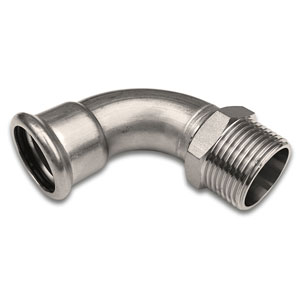 15mm x 1/2Inch Elbow Adapter 90° with Male Thread