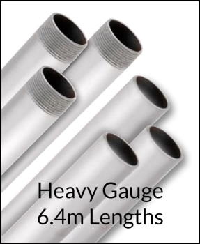 6.4m Galv Heavy Gauge Tube/Pipe