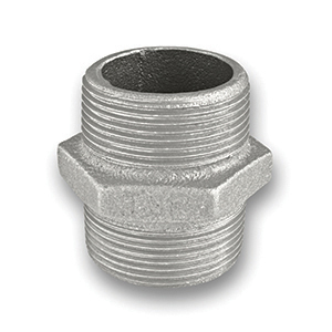 Galvanised Hexagon Nipple Malleable Pipe Fitting