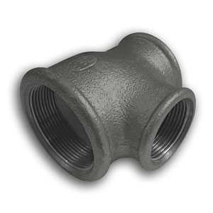Black Reducing Run Tee Malleable Pipe Fitting Black Reducing Run Tee Malleable Pipe Fitting