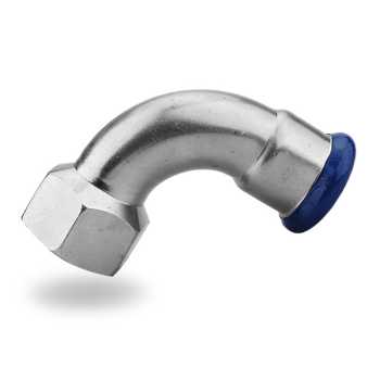 Press-Fit 316L Stainless Steel 90° Elbow Adapter with BSPT Female Thread Press-Fit 316L Stainless Steel 90° Elbow Adapter with BSPT Female Thread