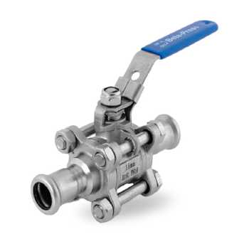 Press-Fit 316L Stainless Steel 3 Piece Ball Valve Press-Fit 316L Stainless Steel 3 Piece Ball Valve