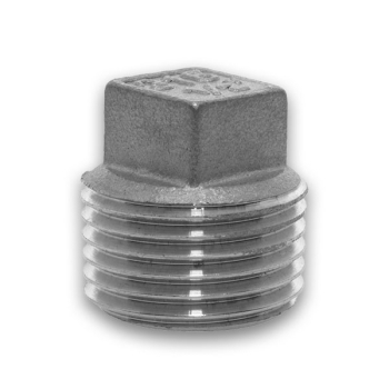 BSPT Square Head Plug 150lb 316 Stainless Steel