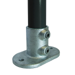 1" (G25) C12 Railing Base Flange Tube/Pipe Clamp