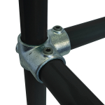 1 1/4" (G32) C21 Corner c/w Through Tube Tube/Pipe Clamp