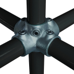 1 1/4" (G32) C24 4 Way Cross with Central Tube Tube/Pipe Clamp