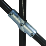 1 1/2" (G40) C28 Adjustable 2 Socket Cross Tube/Pipe Clamp