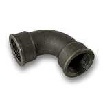 1 1/2" Black 90° Bend