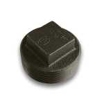 1" Black Square Head Plug
