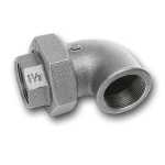 1 1/4" Galvanised 90° Union Elbow
