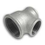 3/4" x 1/2" x 1/2" Galvanised Reducing Tee Tube/Pipe Fitting EN10242 (fig.130R)
