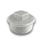 1/4" Galvanised Beaded Square Head Plug 1/4" Galvanised Beaded Square Head Plug