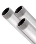 3/4" (20mm) 3.2m EN10255 Galv Medium Screwed & Socketed Tube