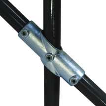 1 1/2inch (G40) C28 Adjustable 2 Socket Cross Tube/Pipe Clamp