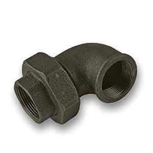 1Inch Black 90° Union Elbow