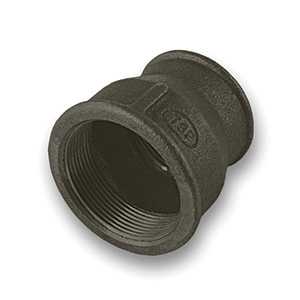 1 1/4Inch x 1/2Inch Black Reducing Socket