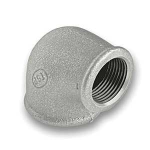 2Inch x 1 1/2Inch Galvanised 90° Reducing Elbow 2Inch x 1 1/2Inch Galvanised 90° Reducing Elbow