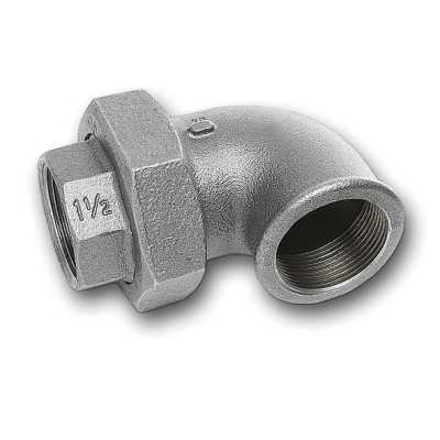 1/2Inch Galvanised 90° Union Elbow 1/2Inch Galvanised 90° Union Elbow