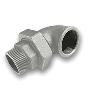 3/4Inch Galvanised 90° Union Elbow 3/4Inch Galvanised 90° Union Elbow