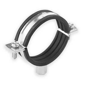 8Inch Rubber Lined Clamp with Boss