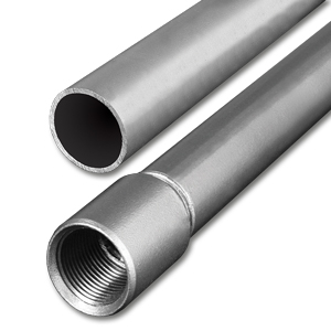 1.2m Length - Mild Steel EN10255 Medium Galvanised Tube