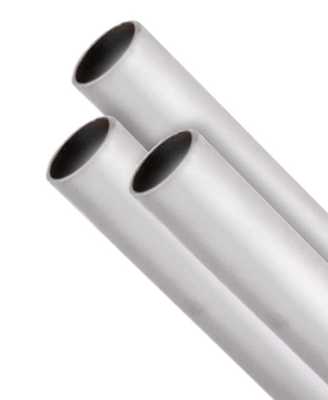 Mild Steel Medium Plain End Galvanised Tube - 6.4 metre