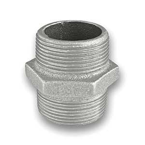 Galvanised Hexagon Nipple Malleable Pipe Fitting