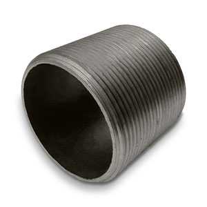 Mild Steel Black Running Nipple EN10241