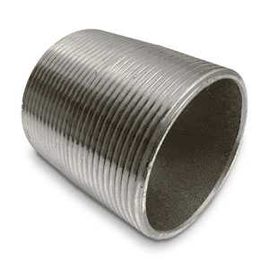 Mild Steel Galvanised Close Taper Nipple EN10241