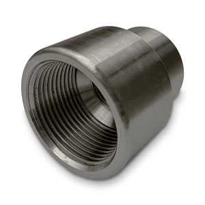 Intrinsic&reg; Mild Steel Black Reducing Socket EN10241