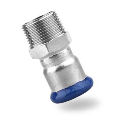 316L Stainless Steel BSPT Male Adapter