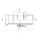 316L Stainless Steel Adapter Union with BSPT Male Thread