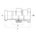 316L Stainless Steel Adapter Union with BSPP Female Thread